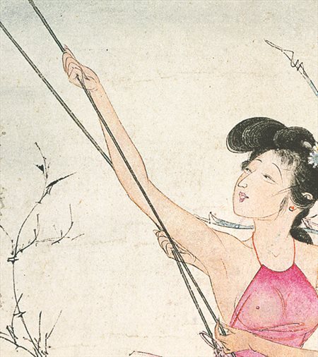 芝罘-胡也佛的仕女画和最知名的金瓶梅秘戏图
